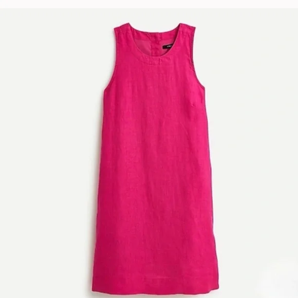 J Crew linen shift dress J Crew linen shift dress
